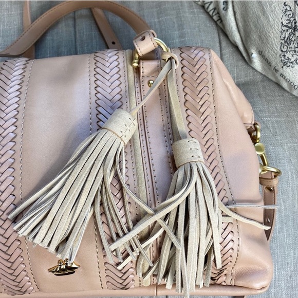 SOLD Brahmin Delaney Satchel Khaki Knoxville - Picture 5 of 16